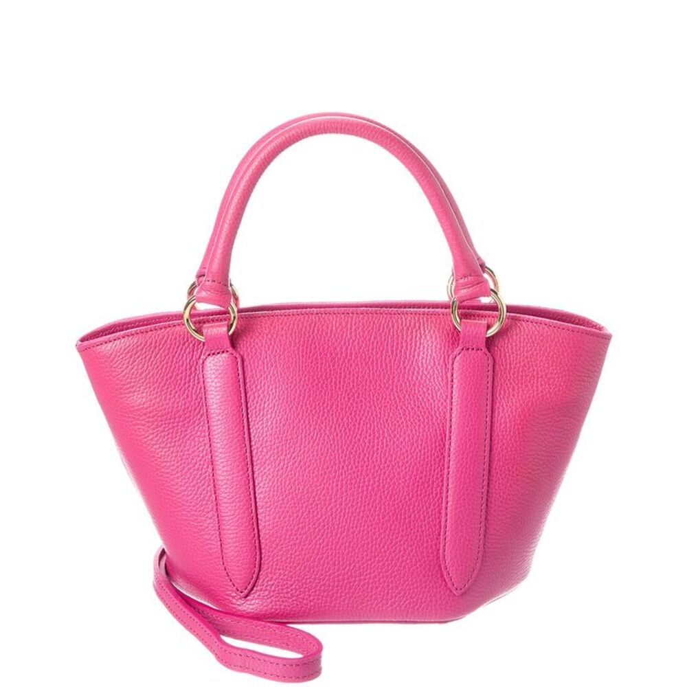 Italian Leather Top Handle Tote